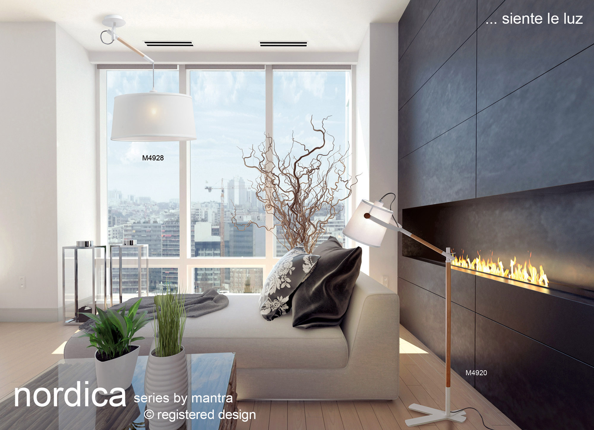 Nordica Floor Lamps Mantra Task Lamps